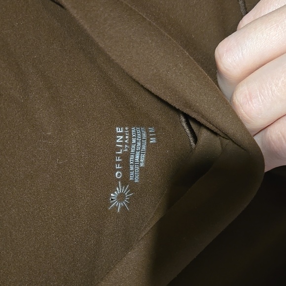 Aerie Offline Real Me Xtra High Waisted Bootcut Leggings, Brown, Medium - Picture 2 of 5